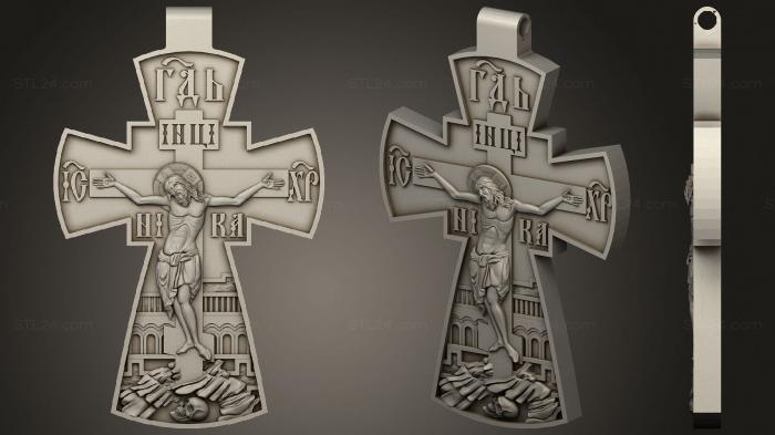 High reliefs and bas-reliefs, historical and religious (Cross, GRLFH_0559) 3D models for cnc